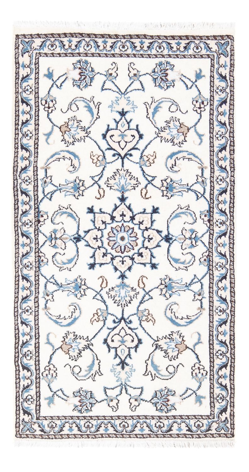 Persisk tæppe - Nain - 135 x 70 cm - creme