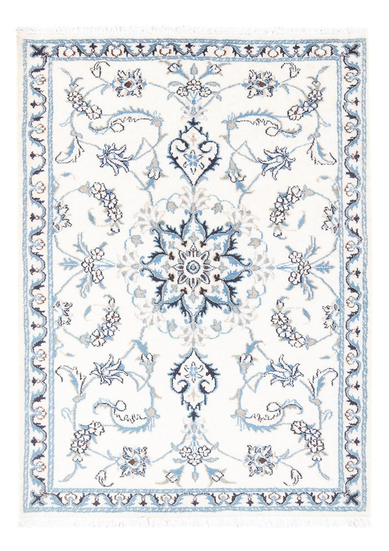 Persisk tæppe - Nain - 131 x 90 cm - creme