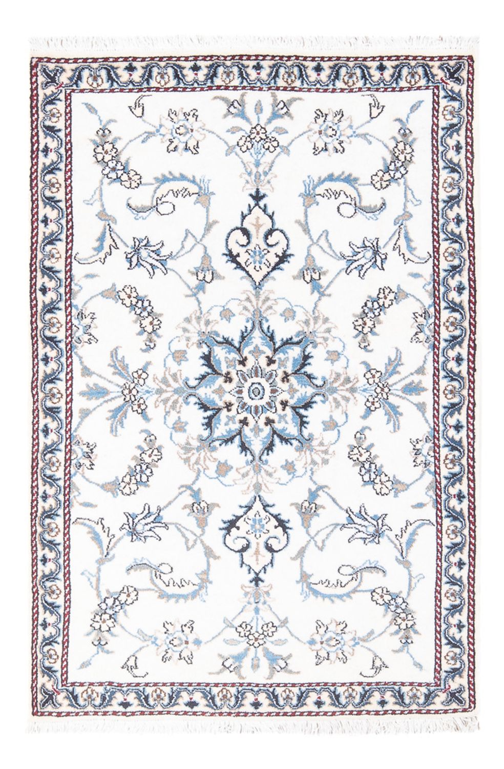Persisk tæppe - Nain - 137 x 88 cm - creme