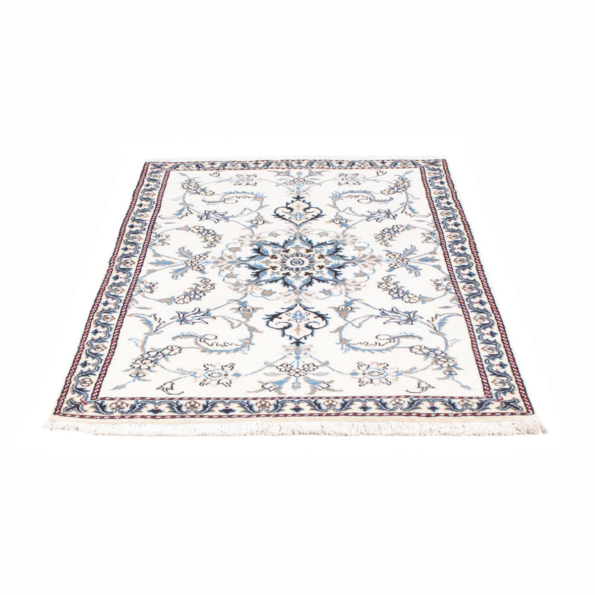 Persisk tæppe - Nain - 137 x 88 cm - creme