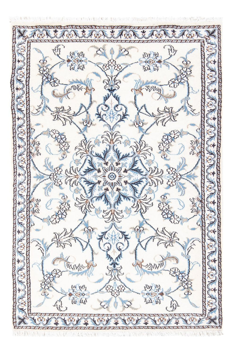 Persisk tæppe - Nain - 132 x 86 cm - creme