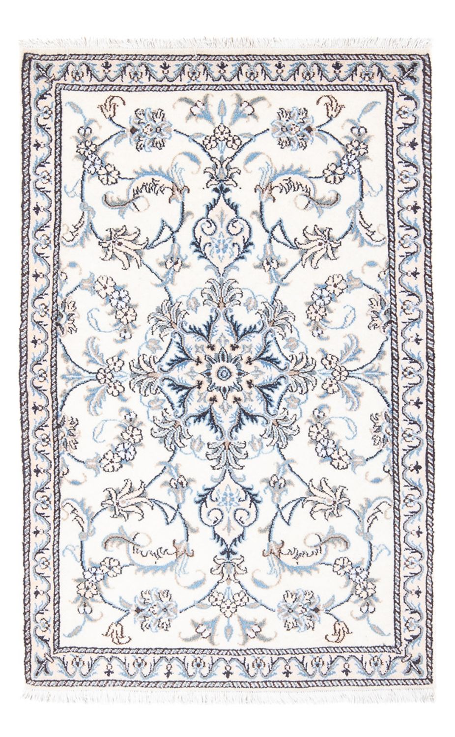 Persisk tæppe - Nain - 144 x 88 cm - creme