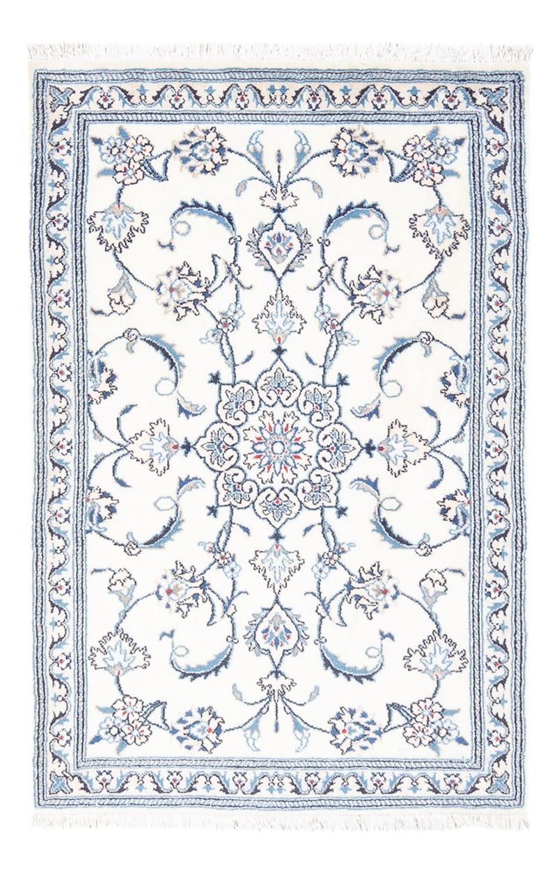 Persisk tæppe - Nain - 138 x 90 cm - creme