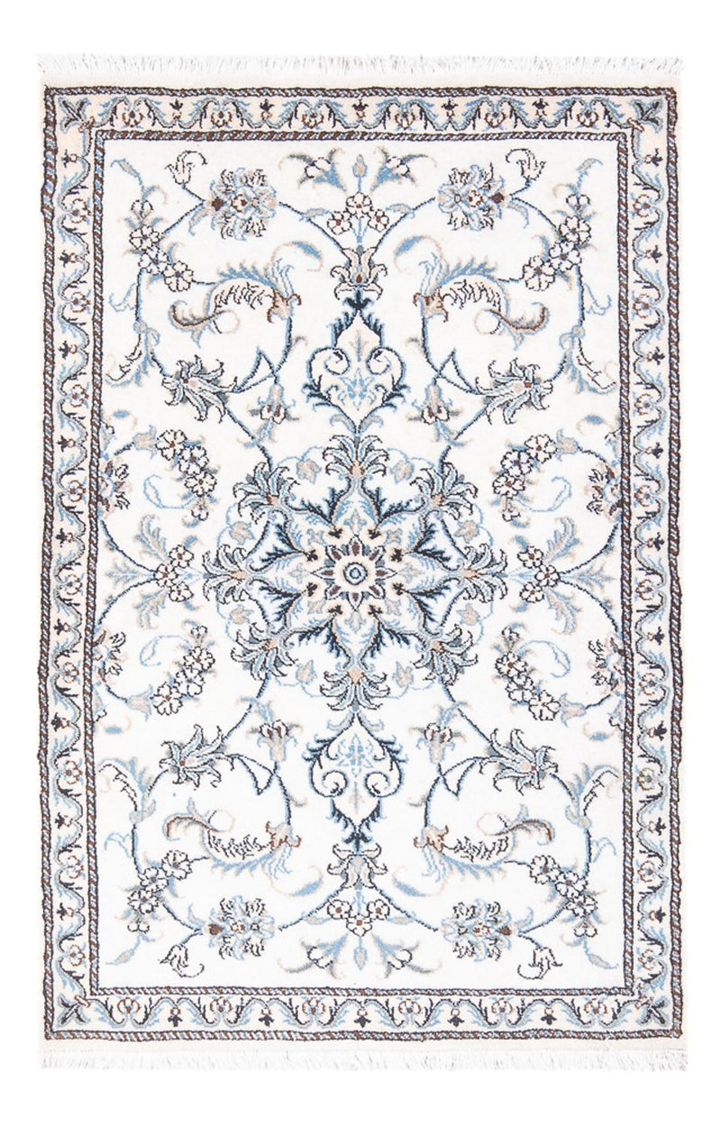 Persisk tæppe - Nain - 140 x 89 cm - creme