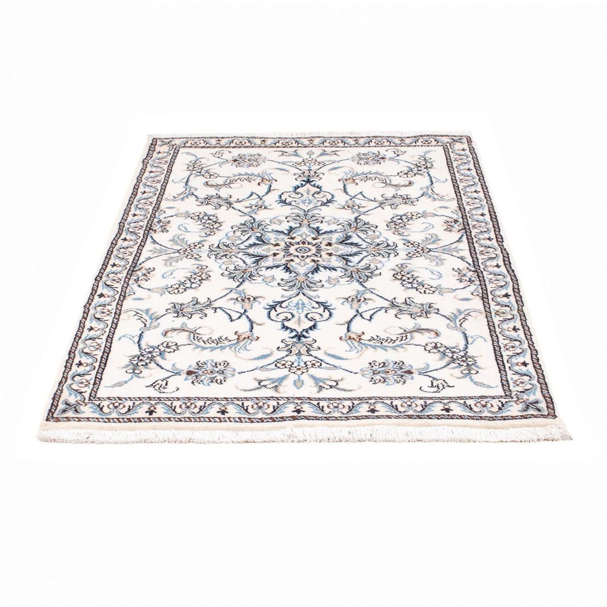 Persisk tæppe - Nain - 140 x 89 cm - creme