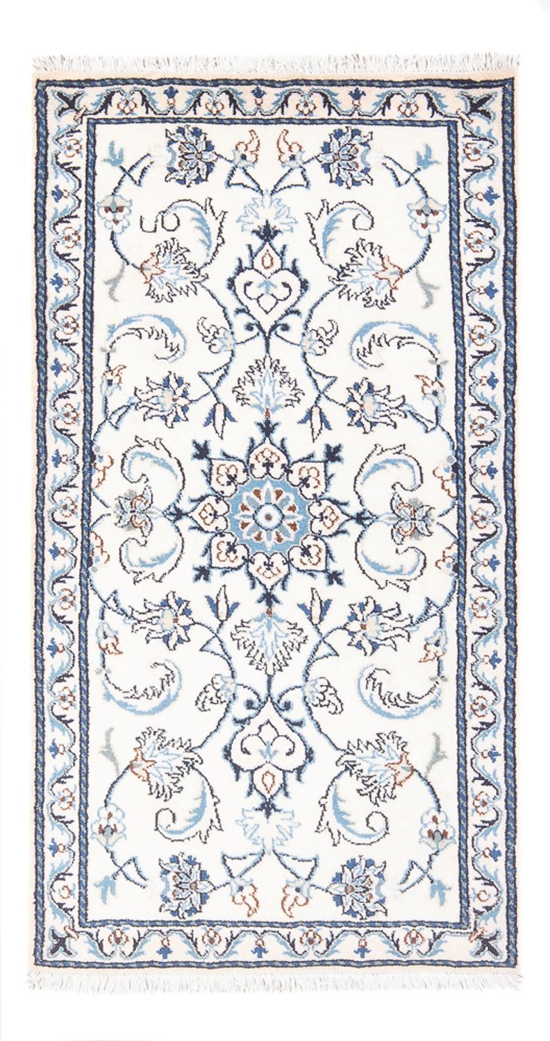 Persisk tæppe - Nain - 137 x 70 cm - creme