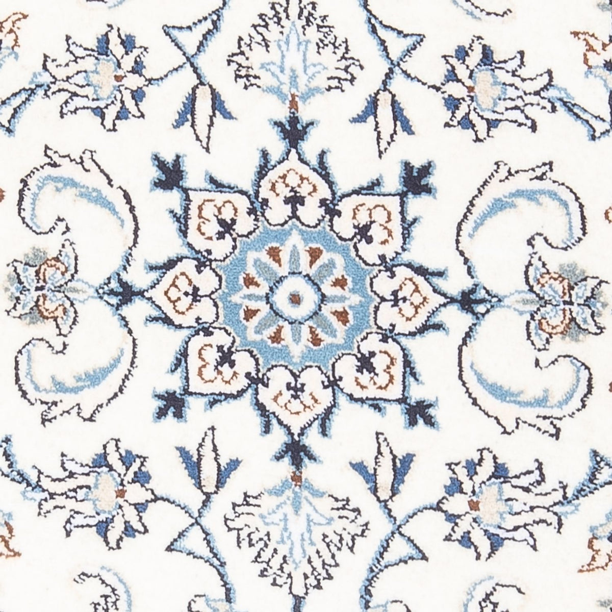 Persisk tæppe - Nain - 137 x 70 cm - creme