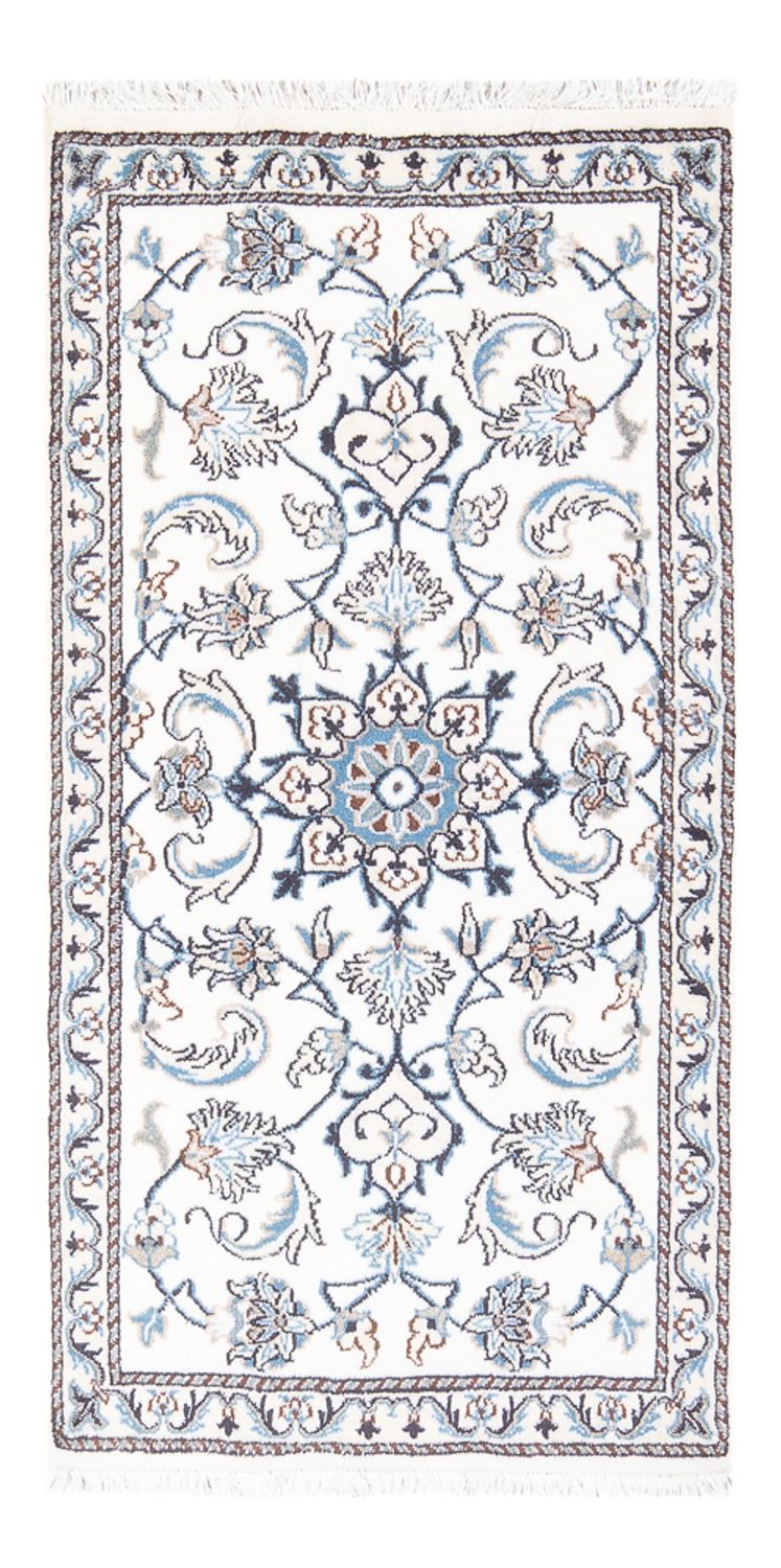 Persisk tæppe - Nain - 140 x 70 cm - creme