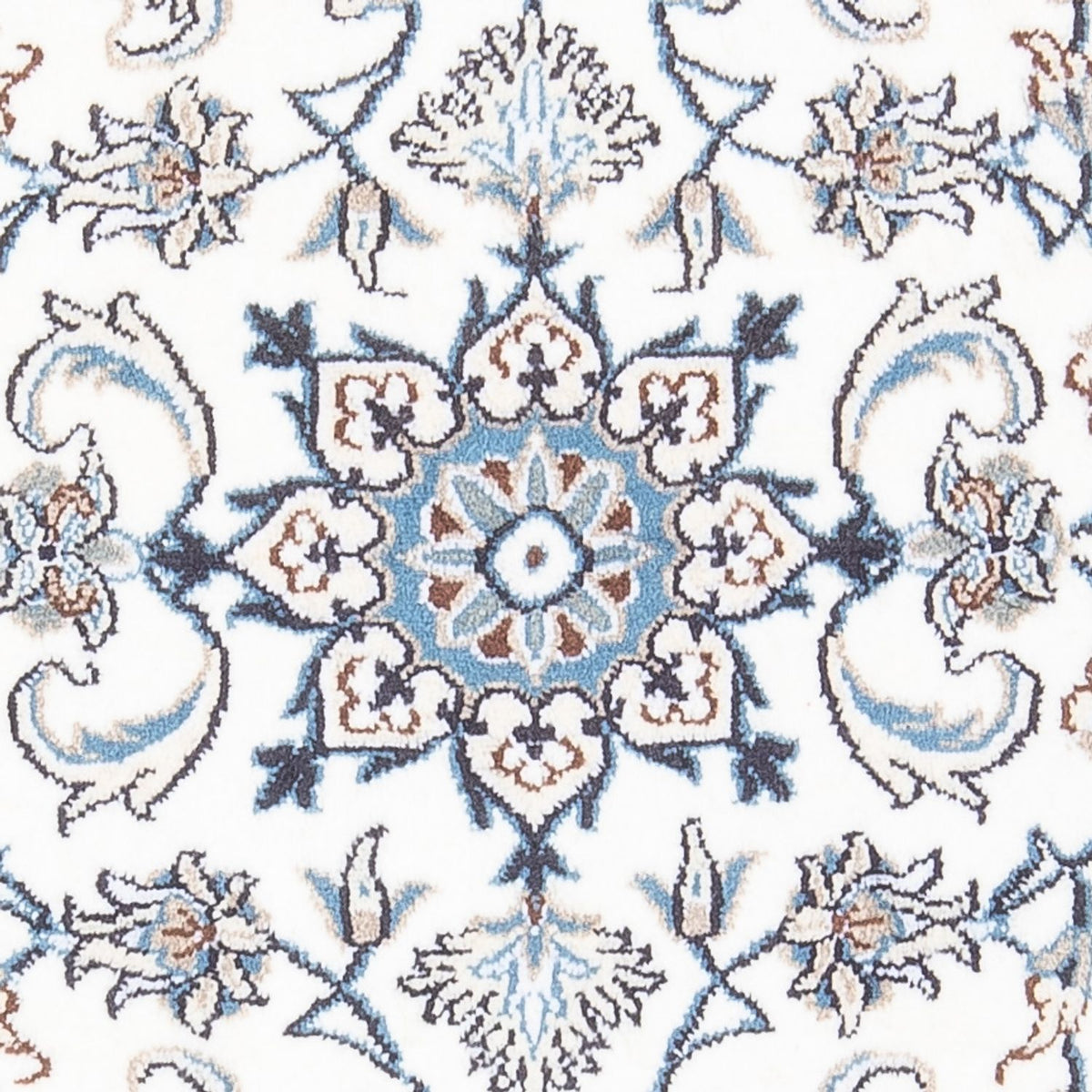 Persisk tæppe - Nain - 140 x 70 cm - creme