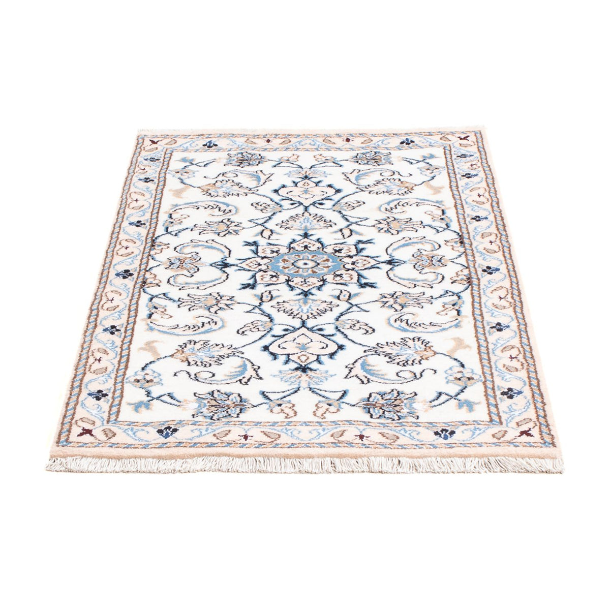Persisk tæppe - Nain - 137 x 72 cm - creme