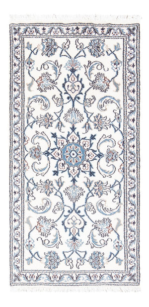 Persisk tæppe - Nain - 135 x 68 cm - creme