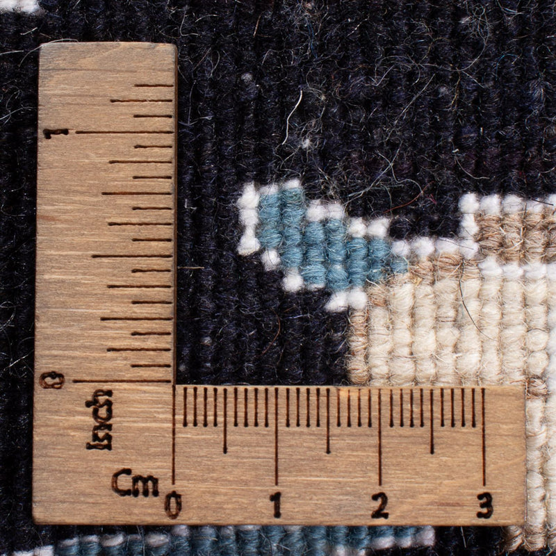Persisk tæppe - Nain - 137 x 89 cm - mørkeblå