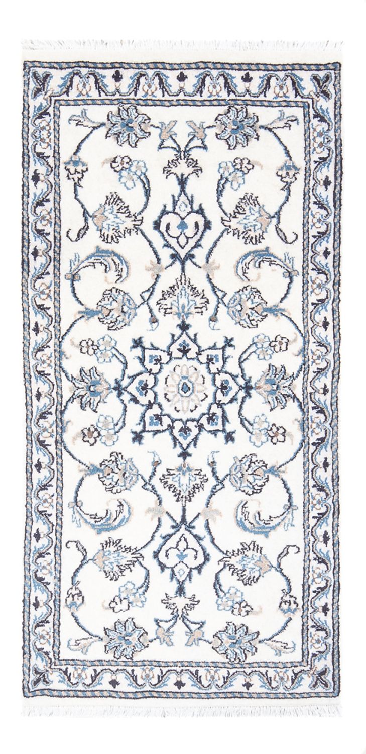 Persisk tæppe - Nain - 141 x 67 cm - creme