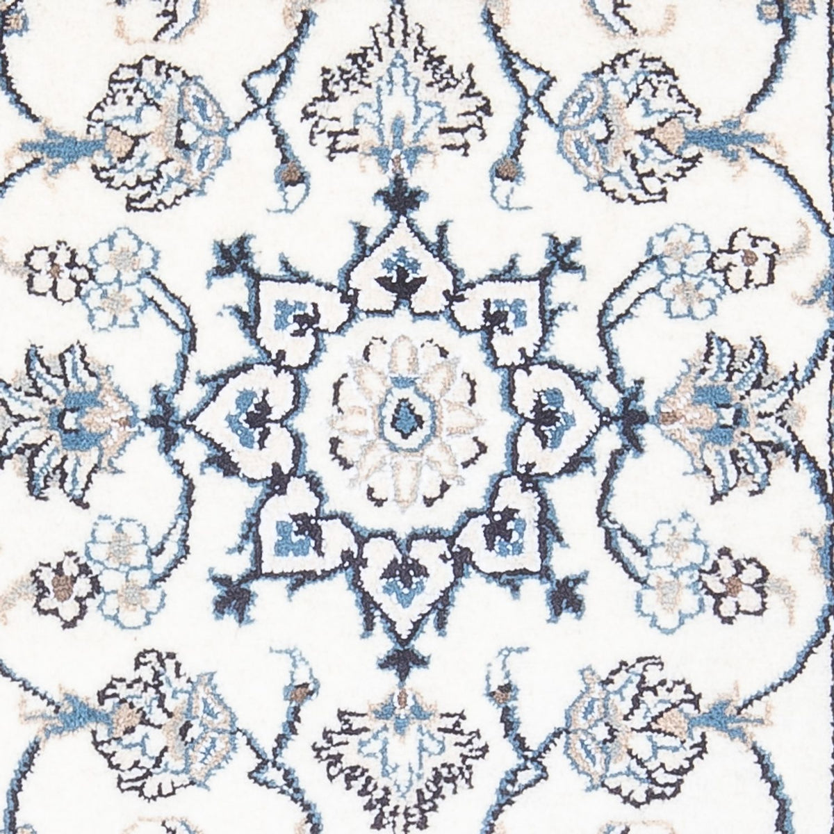 Persisk tæppe - Nain - 141 x 67 cm - creme