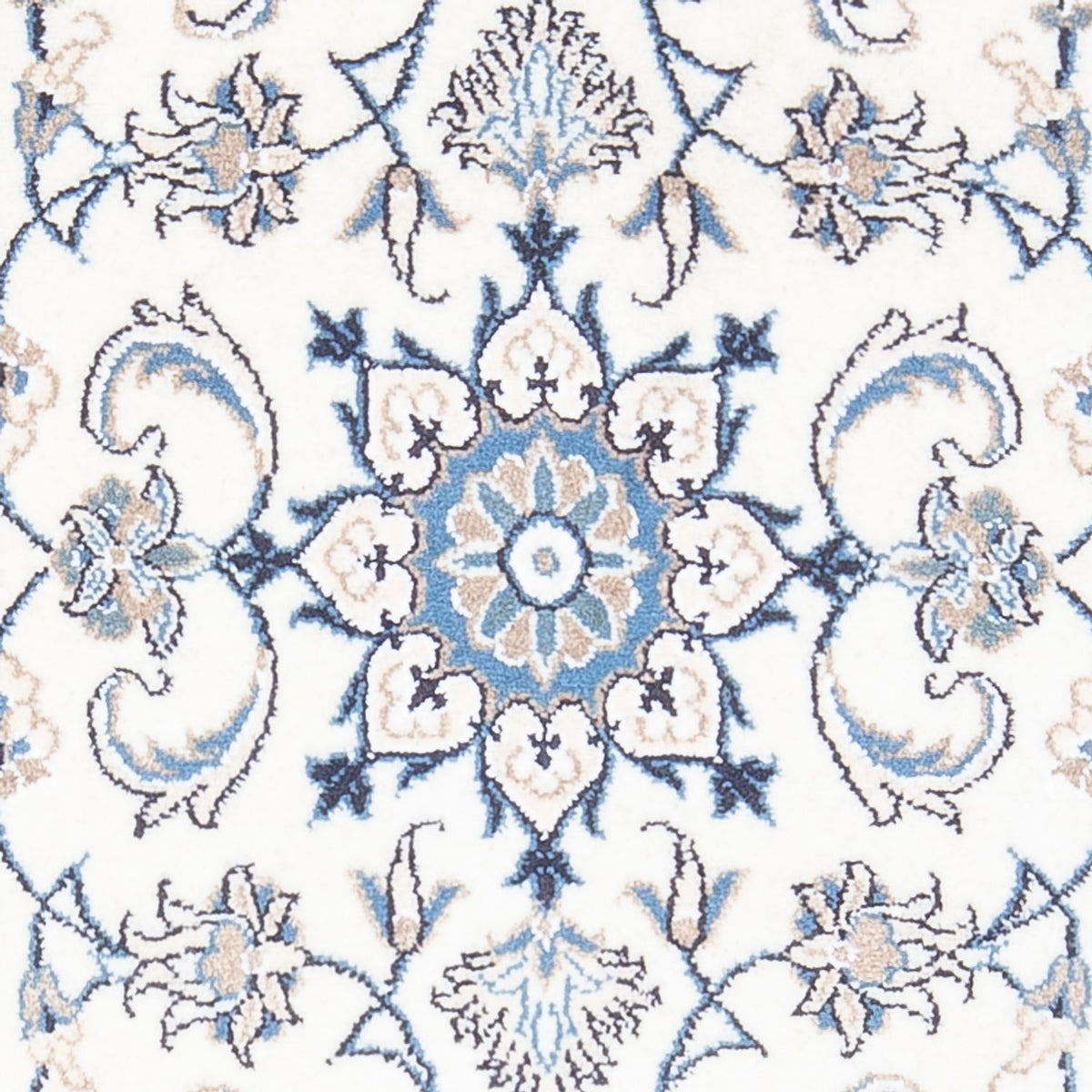 Persisk tæppe - Nain - 146 x 67 cm - creme
