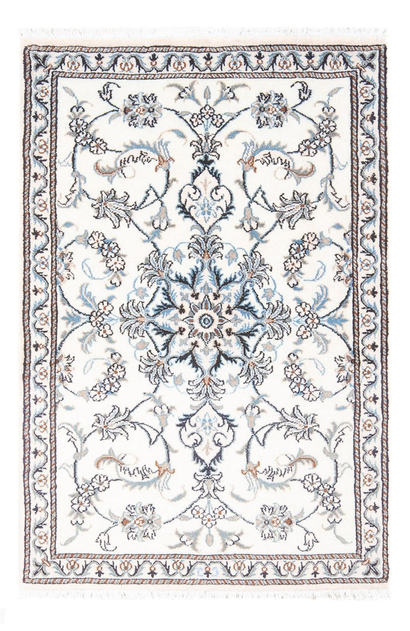 Persisk tæppe - Nain - 140 x 86 cm - creme