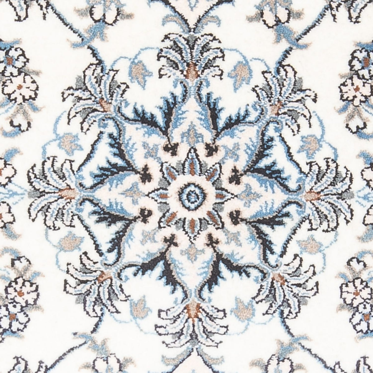 Persisk tæppe - Nain - 140 x 86 cm - creme