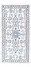Persisk tæppe - Nain - 140 x 68 cm - creme