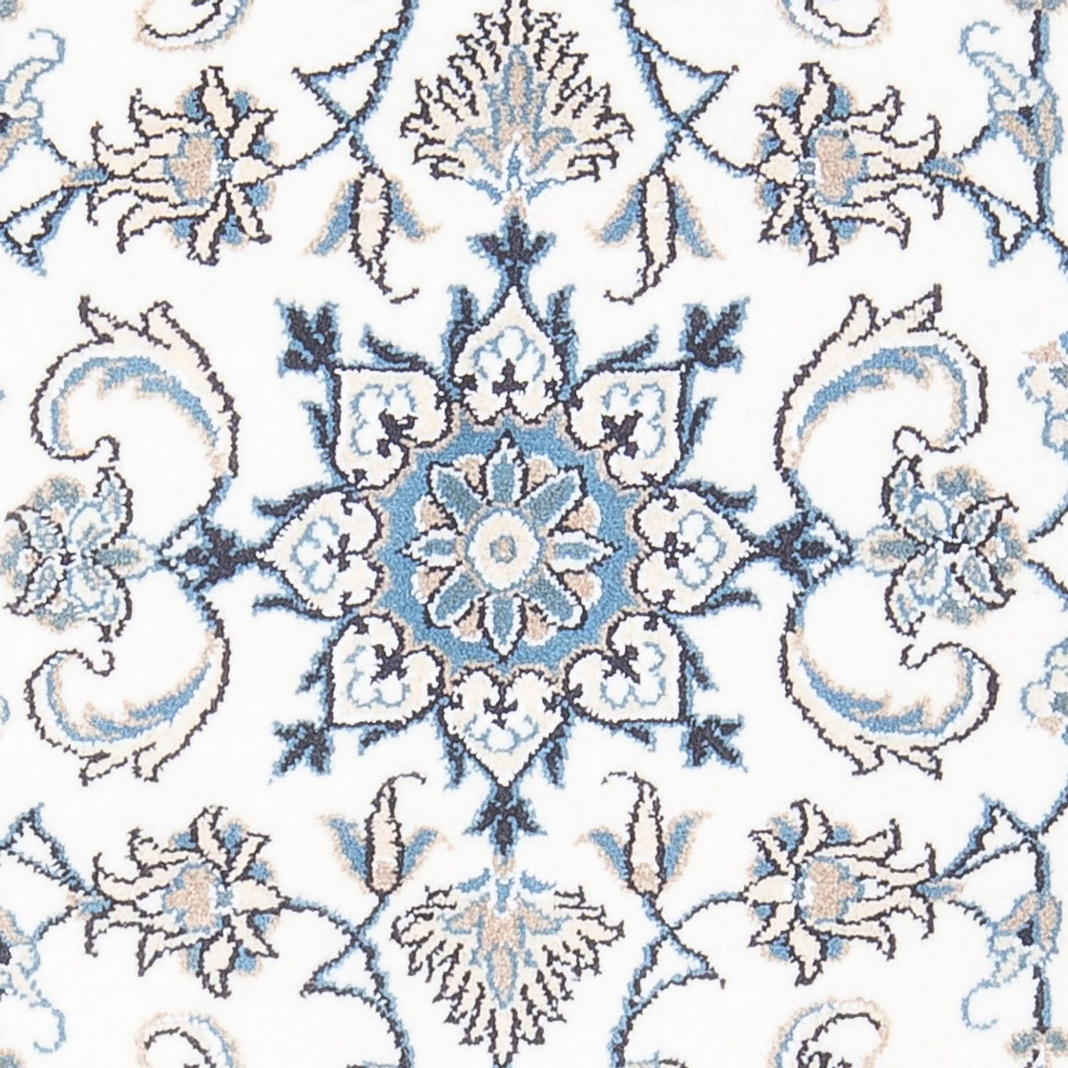 Persisk tæppe - Nain - 138 x 68 cm - creme