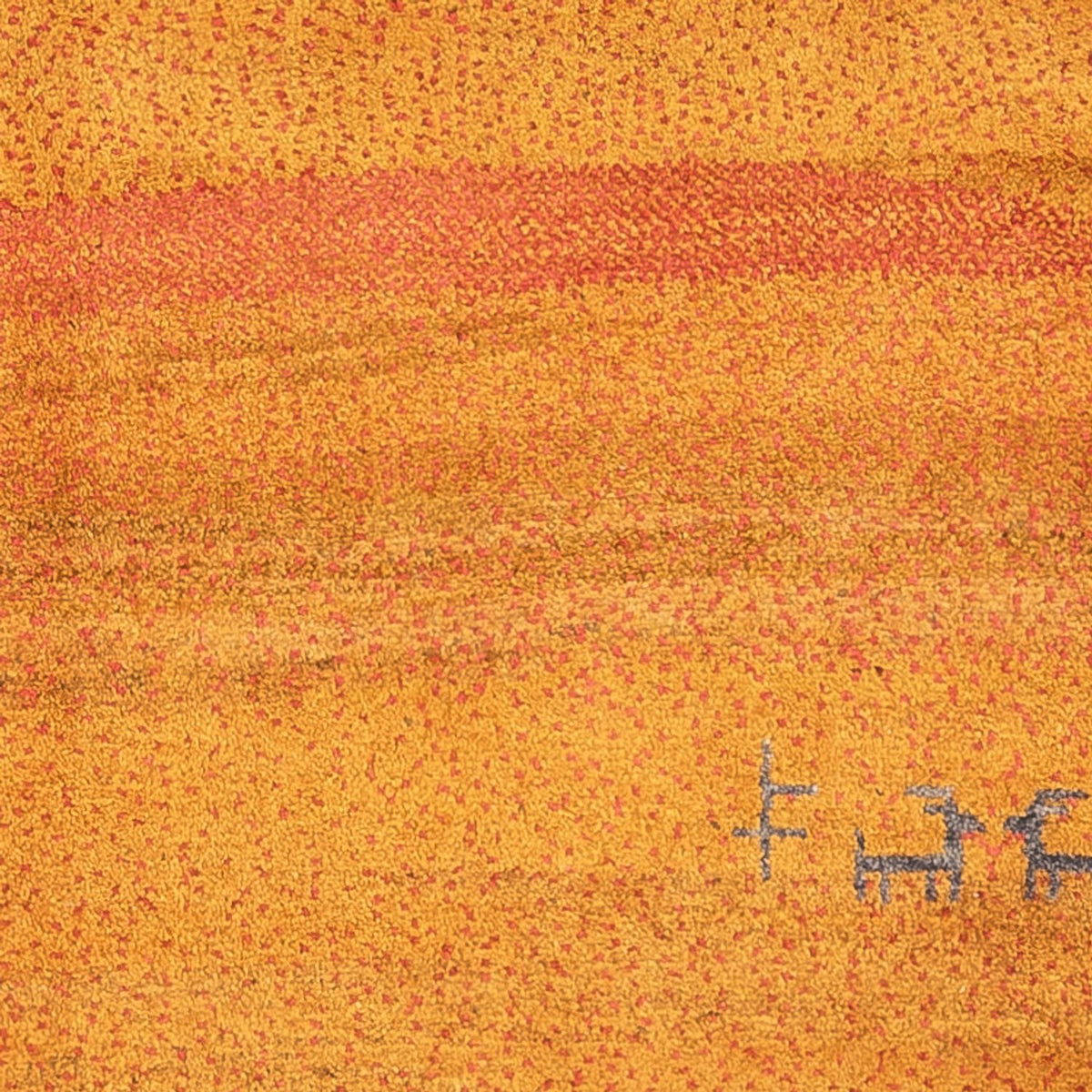 Løber Gabbeh-tæppe - Persisk - 258 x 85 cm - orange