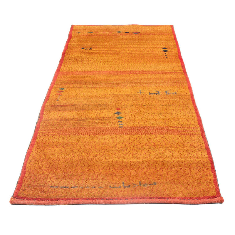 Løber Gabbeh-tæppe - Persisk - 258 x 85 cm - orange