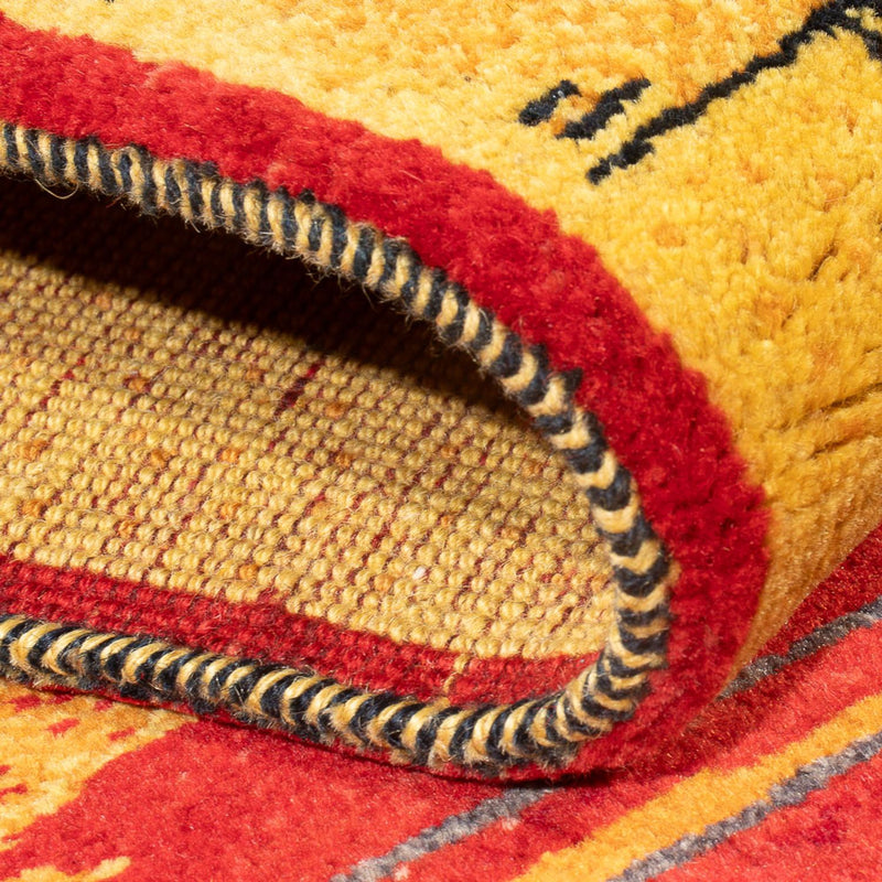 Løber Gabbeh-tæppe - Persisk - 288 x 84 cm - flerfarvet