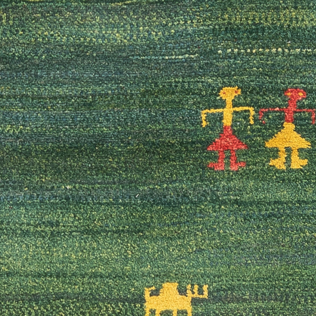Løber Gabbeh-tæppe - Persisk - 202 x 78 cm - grøn