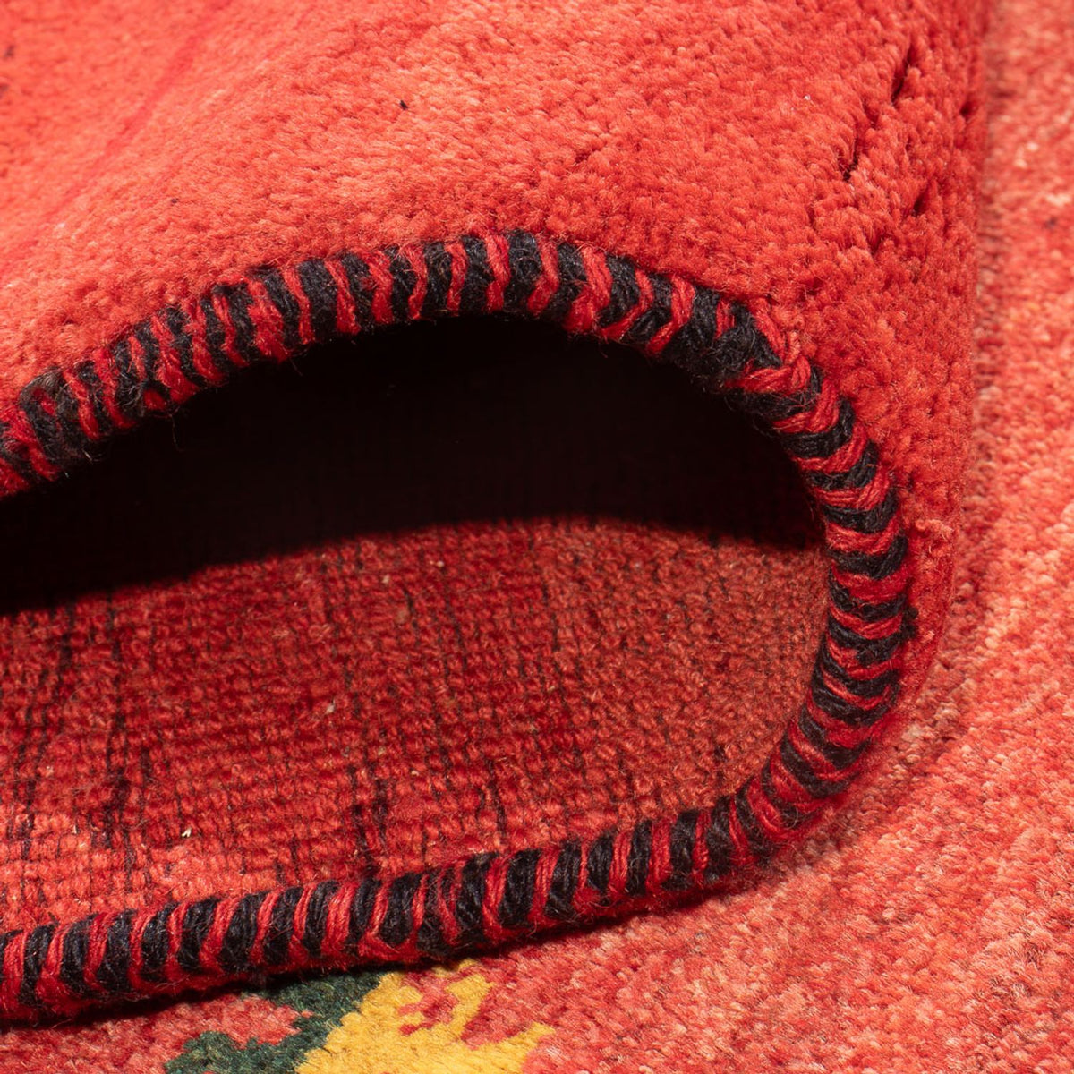 Løber Gabbeh-tæppe - Persisk - 227 x 85 cm - rød