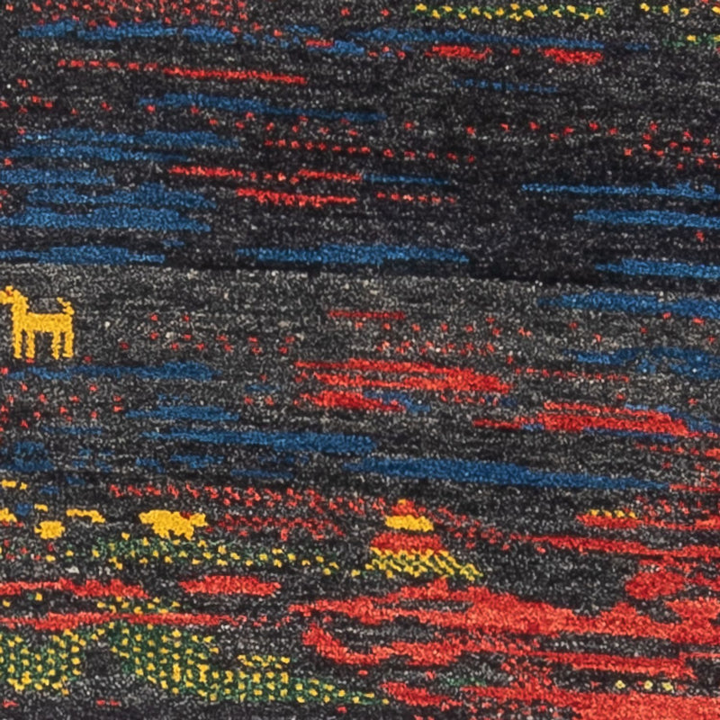 Løber Gabbeh-tæppe - Persisk - 185 x 68 cm - flerfarvet