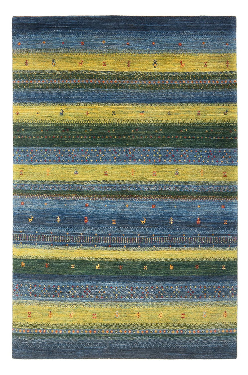 Gabbeh Tæppe - Loribaft Persisk - 197 x 130 cm - flerfarvet