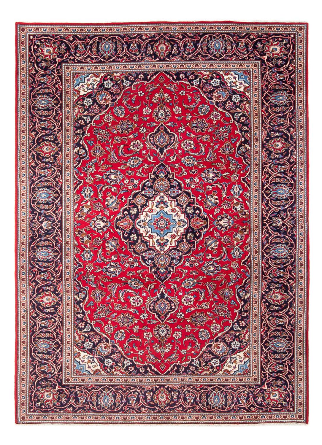 Persisk tæppe - Keshan - 289 x 200 cm - rød