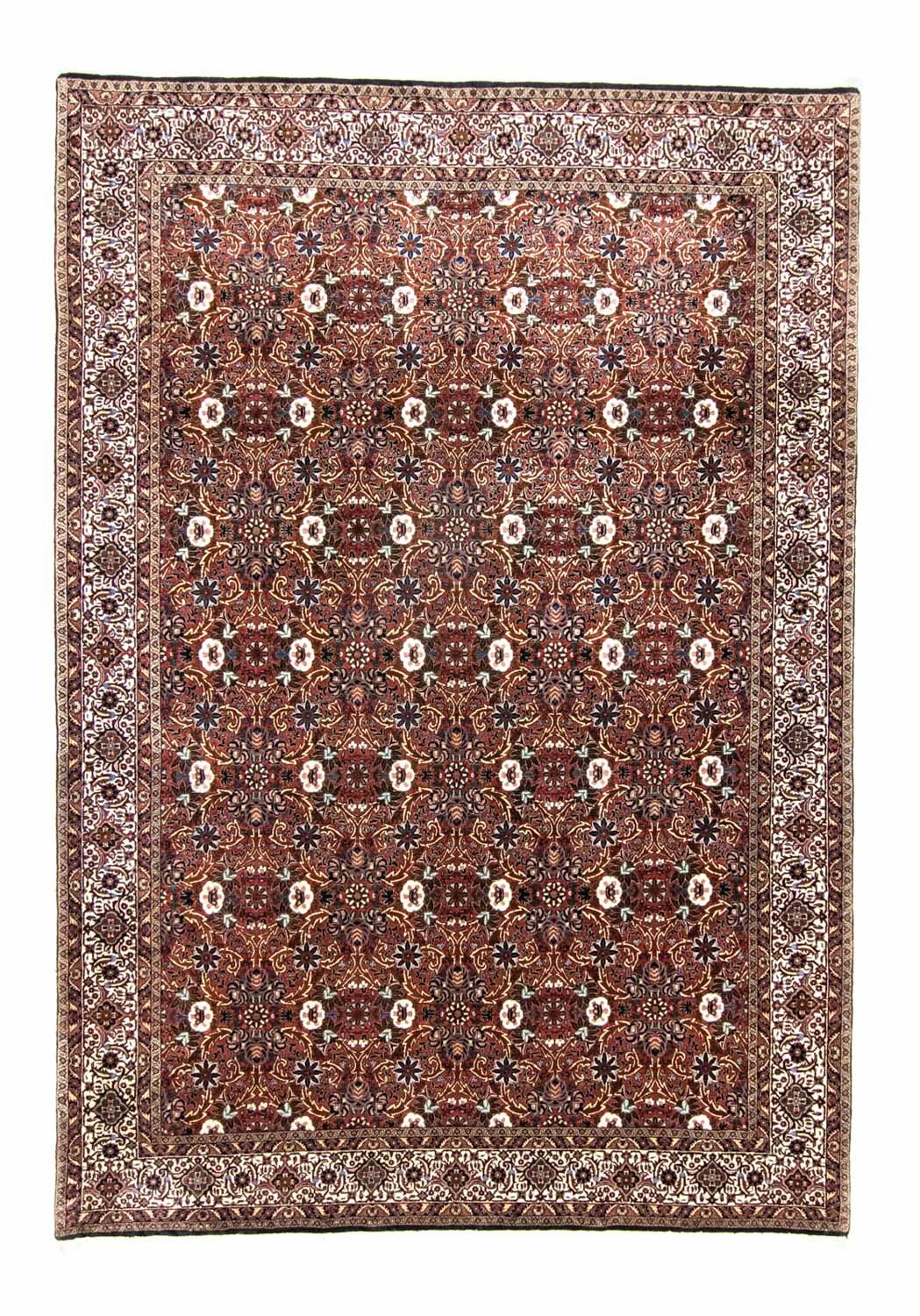 Persisk tæppe - Bijar - 298 x 207 cm - rød
