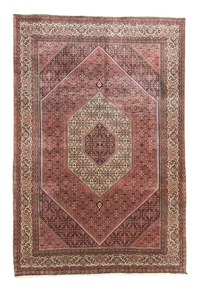 Persisk tæppe - Bijar - 310 x 207 cm - rød