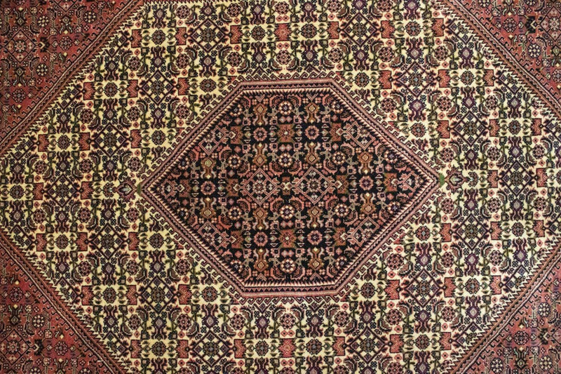 Persisk tæppe - Bijar - 310 x 207 cm - rød