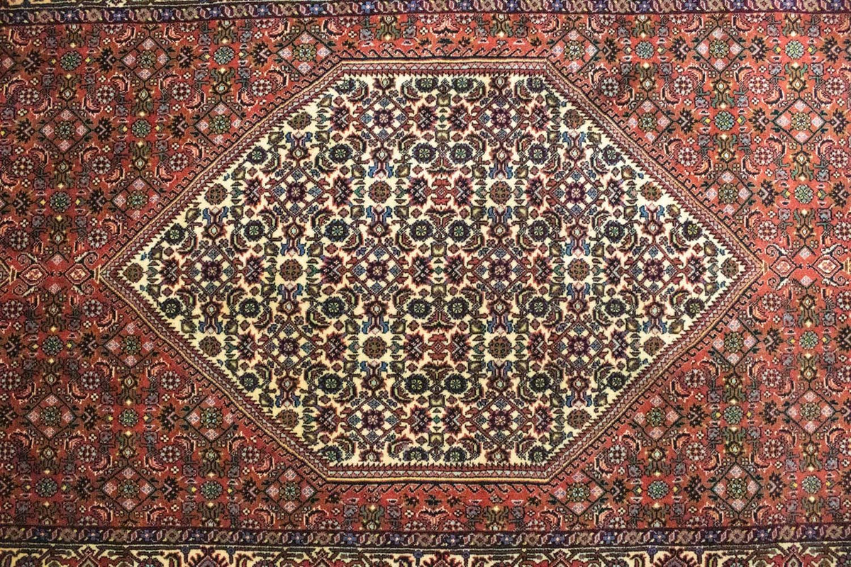 Løber Persisk tæppe - Bijar - 320 x 90 cm - rød