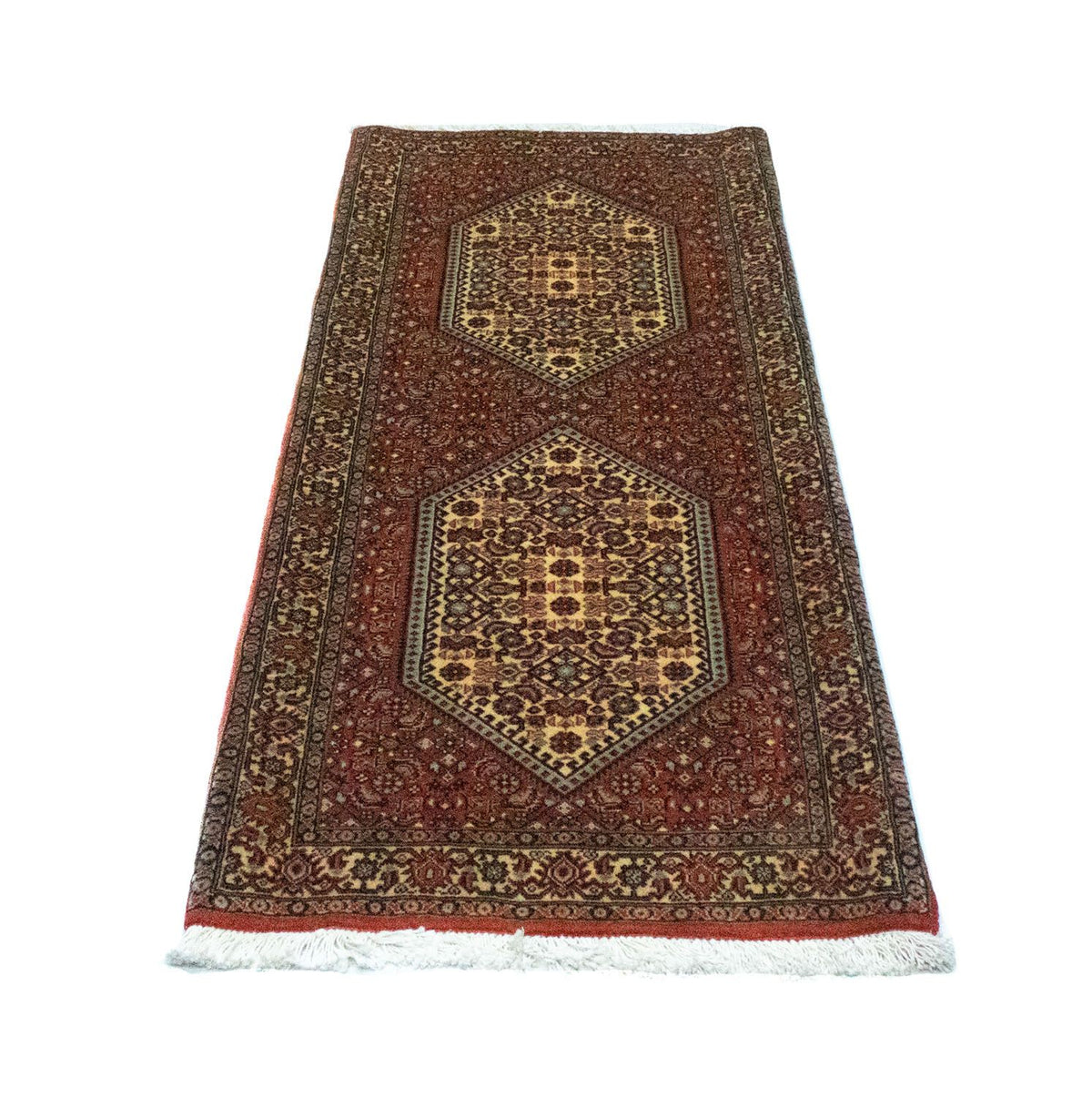 Løber Persisk tæppe - Bijar - 153 x 63 cm - rød