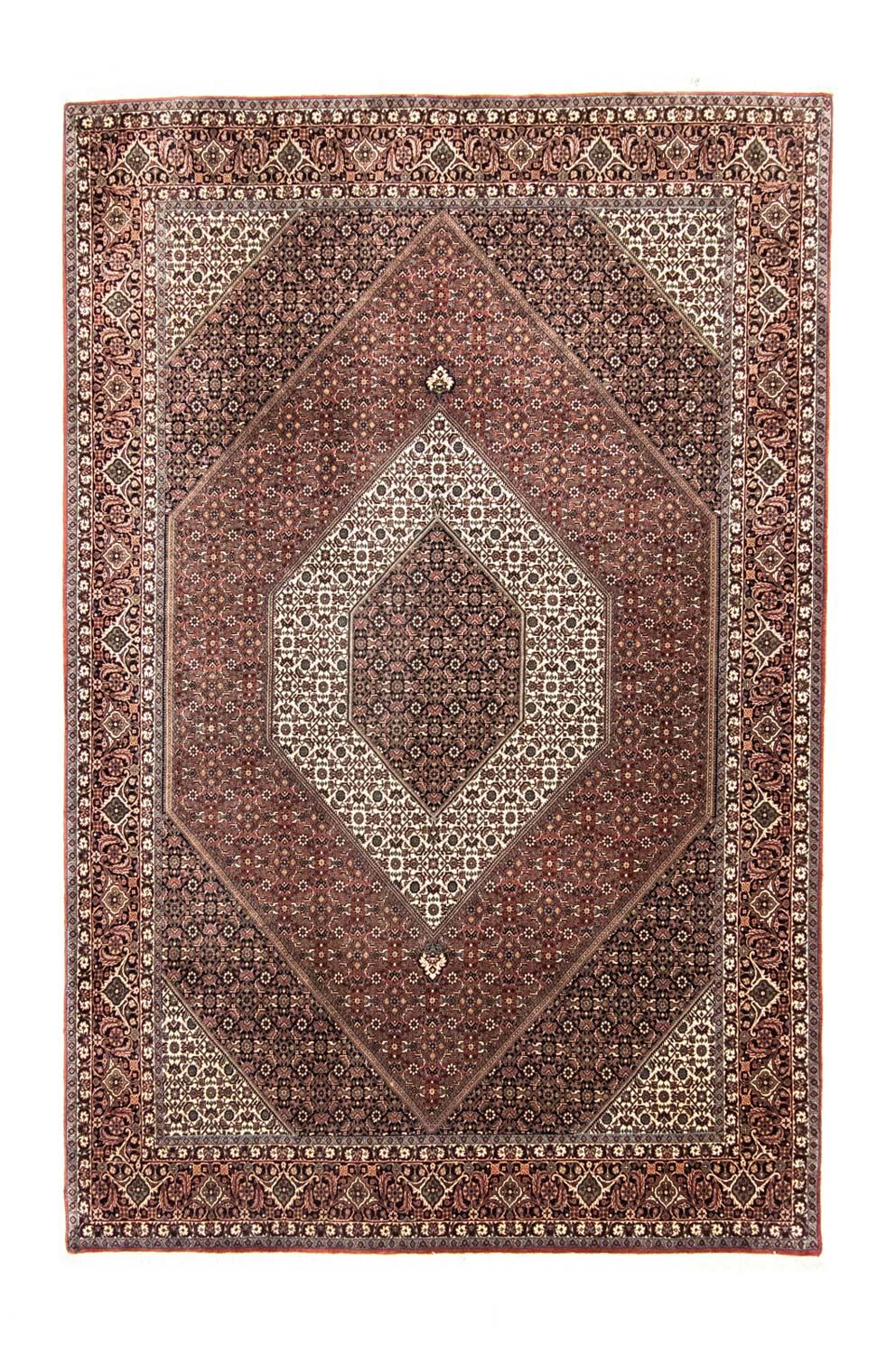 Persisk tæppe - Bijar - 300 x 204 cm - rød