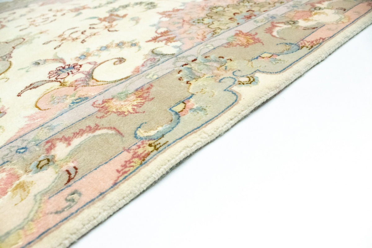 Løber Persisk tæppe - Tabriz - 337 x 90 cm - beige