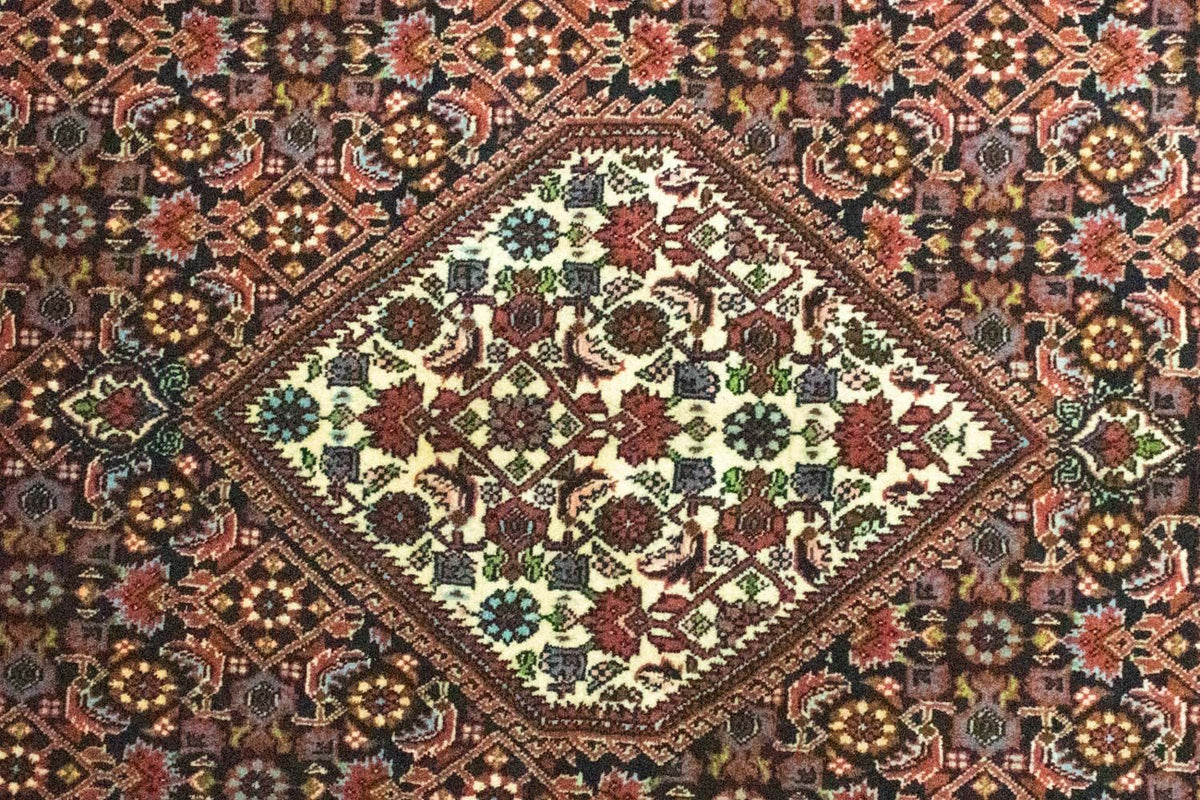 Persisk tæppe - Bijar - 226 x 142 cm - blå