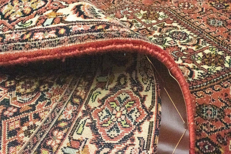 Persisk tæppe - Bijar - 230 x 137 cm - rød