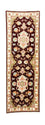 Løber Persisk tæppe - Tabriz - Royal - 227 x 76 cm - mørkerød