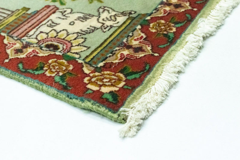 Persisk tæppe - Tabriz - Royal - 83 x 62 cm - grøn