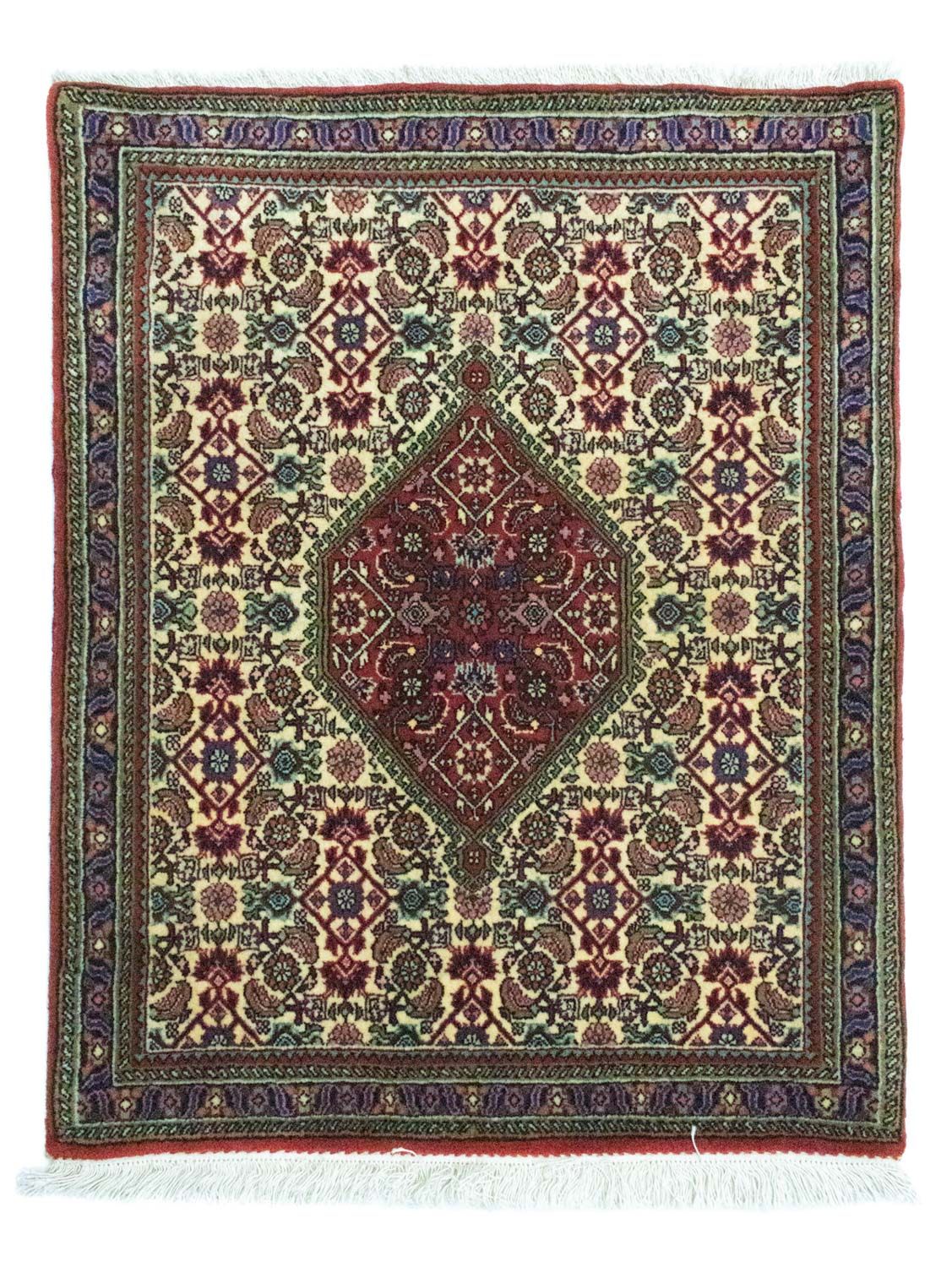 Persisk tæppe - Bijar - 89 x 72 cm - beige