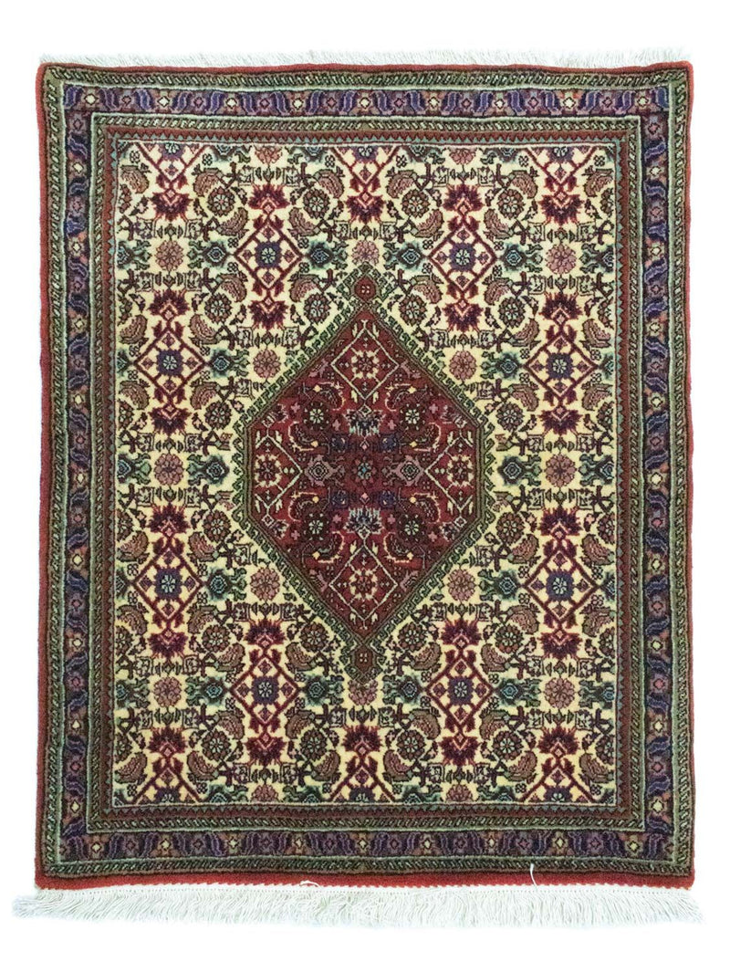 Persisk tæppe - Bijar - 89 x 72 cm - beige