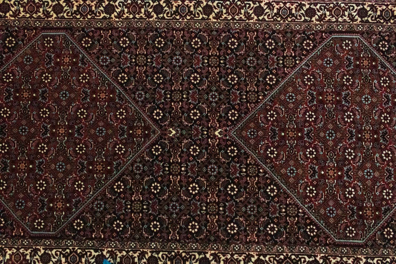 Løber Persisk tæppe - Bijar - 186 x 85 cm - blå