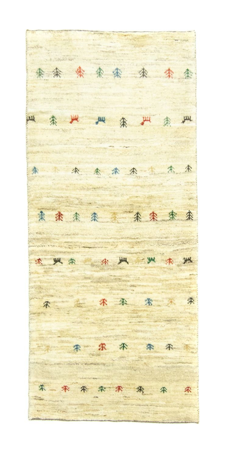 Løber Gabbeh-tæppe - Persisk - 184 x 82 cm - beige