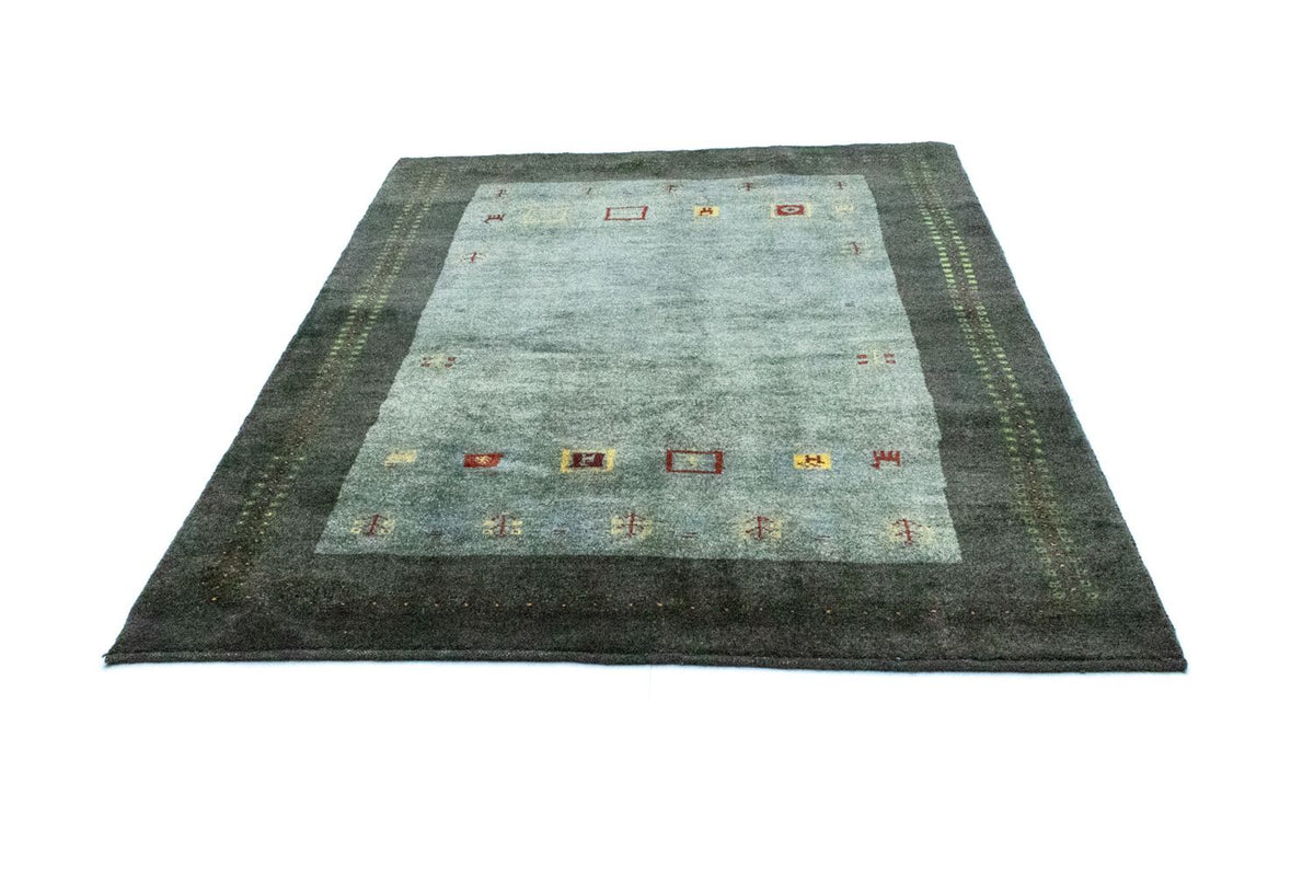 Gabbeh-tæppe - Persisk - 195 x 142 cm - grå