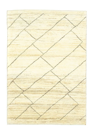 Gabbeh-tæppe - Persisk - 140 x 98 cm - beige