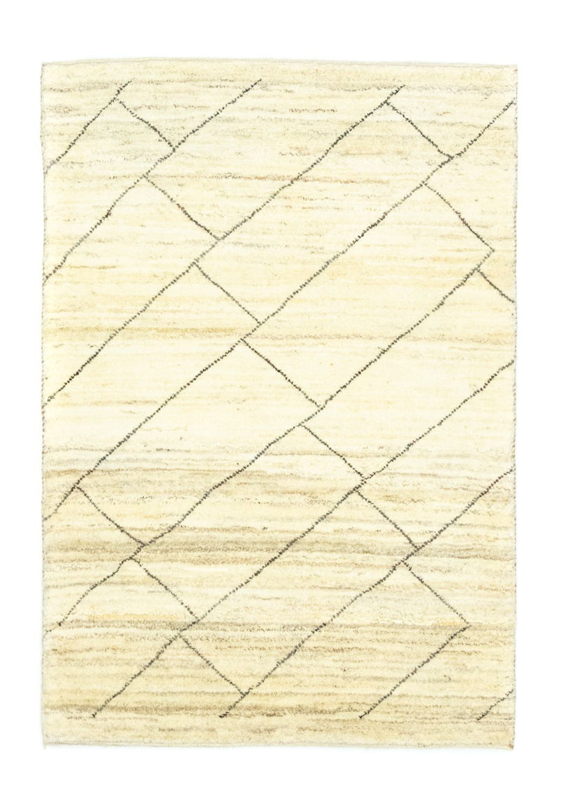 Gabbeh-tæppe - Persisk - 140 x 98 cm - beige
