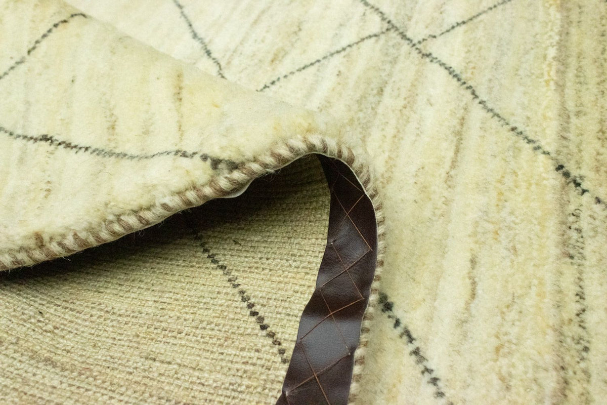 Gabbeh-tæppe - Persisk - 140 x 98 cm - beige